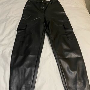 Black Leather Pants